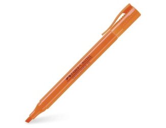 Marcador faber fluorescente textliner 38 laranja (10 unidades) ( Imagem 5 de 5 ) - Preview
