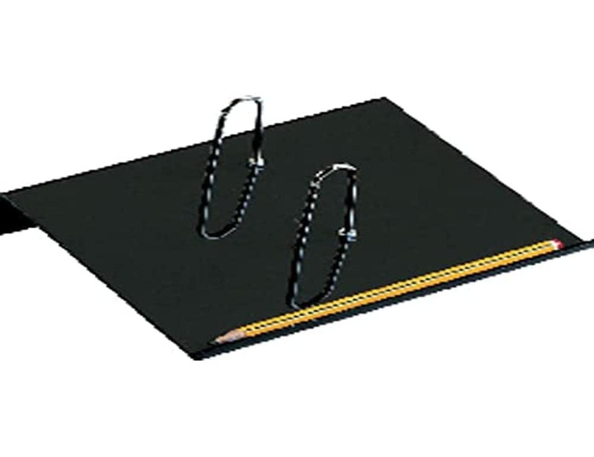 Porta calendario plastico faibo para bloco bufete 100% reciclavel cor preto 160x33x190 mm ( Imagem 3 de 3 ) - Preview
