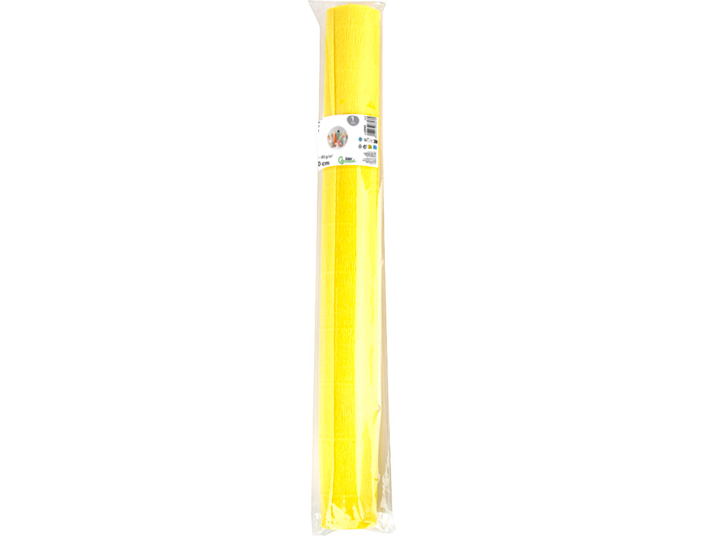 Papel crepe florista liderpapel 50 cm x 2,5 m 85gr amarelo ( Imagem 3 de 6 ) - Preview