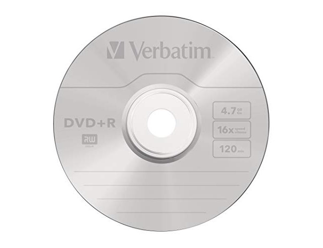 Dvd+r verbatim capacidade 4.7gb velocidade 16x 120 min torre de 25 unidades ( Imagem 5 de 5 ) - Preview