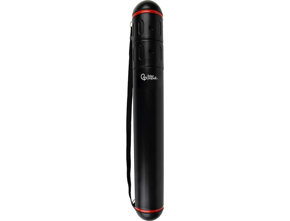 Tubo porta desenhos plastico 40 cm preto ( Imagem 3 de 15 ) - Preview