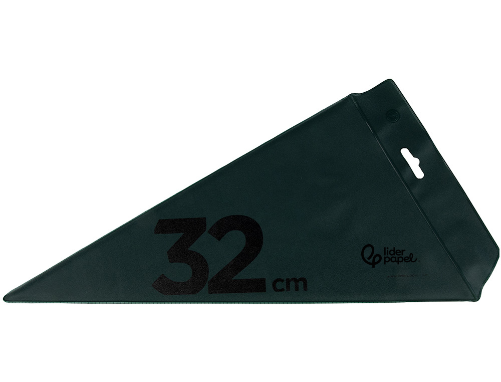 Esquadro liderpapel 32 cm plastico verde ( Imagem 5 de 11 ) - Preview