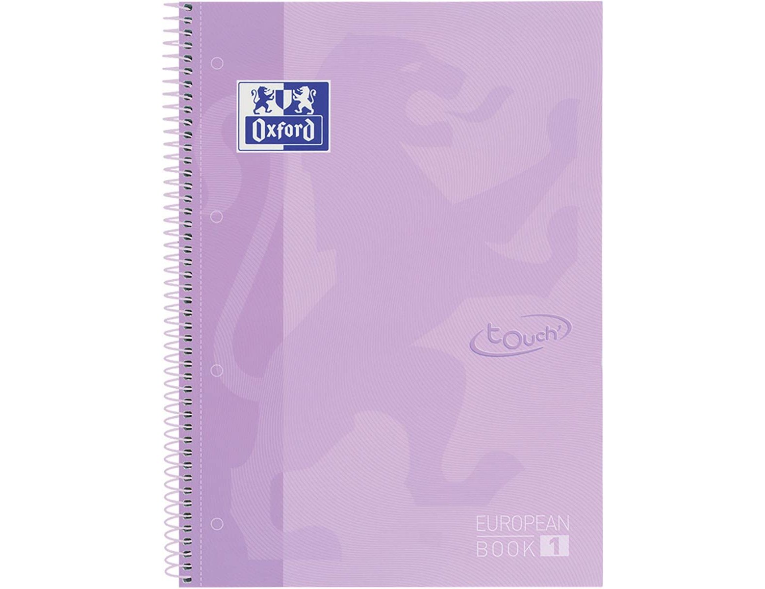 Caderno espiral oxford ebook 1 school touch te din a4+ 80 folhas quadricula 5 mm com margem malva pastel (5 unidades) ( Imagem 4 de 7 ) - Preview