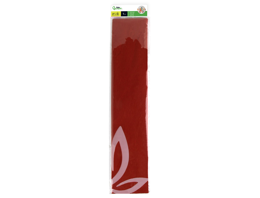 Papel crepe em celofane liderpapel 50 cm x 2,5 m vermelho classico ( Imagem 3 de 7 ) - Preview
