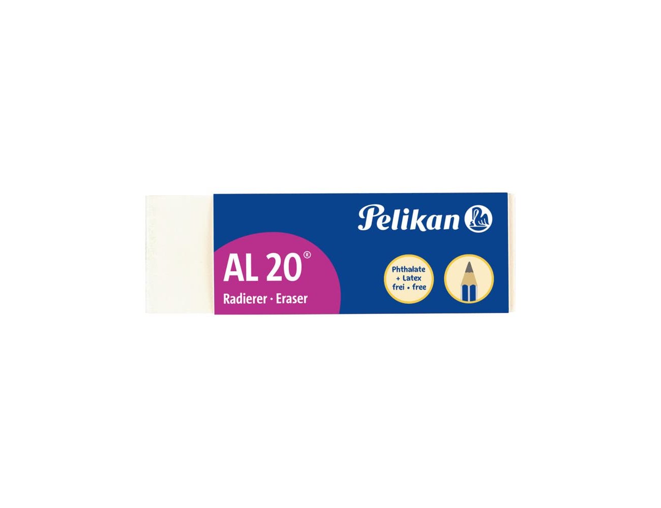Borracha pelikan branca al 20 ( Imagem 5 de 7 ) - Preview