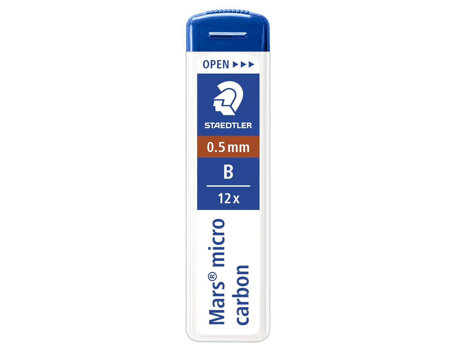 Minas staedtler mars micro grafite 0,5 mm b tubo com 12 unidades (12 unidades) ( Imagem 4 de 4 ) - Preview