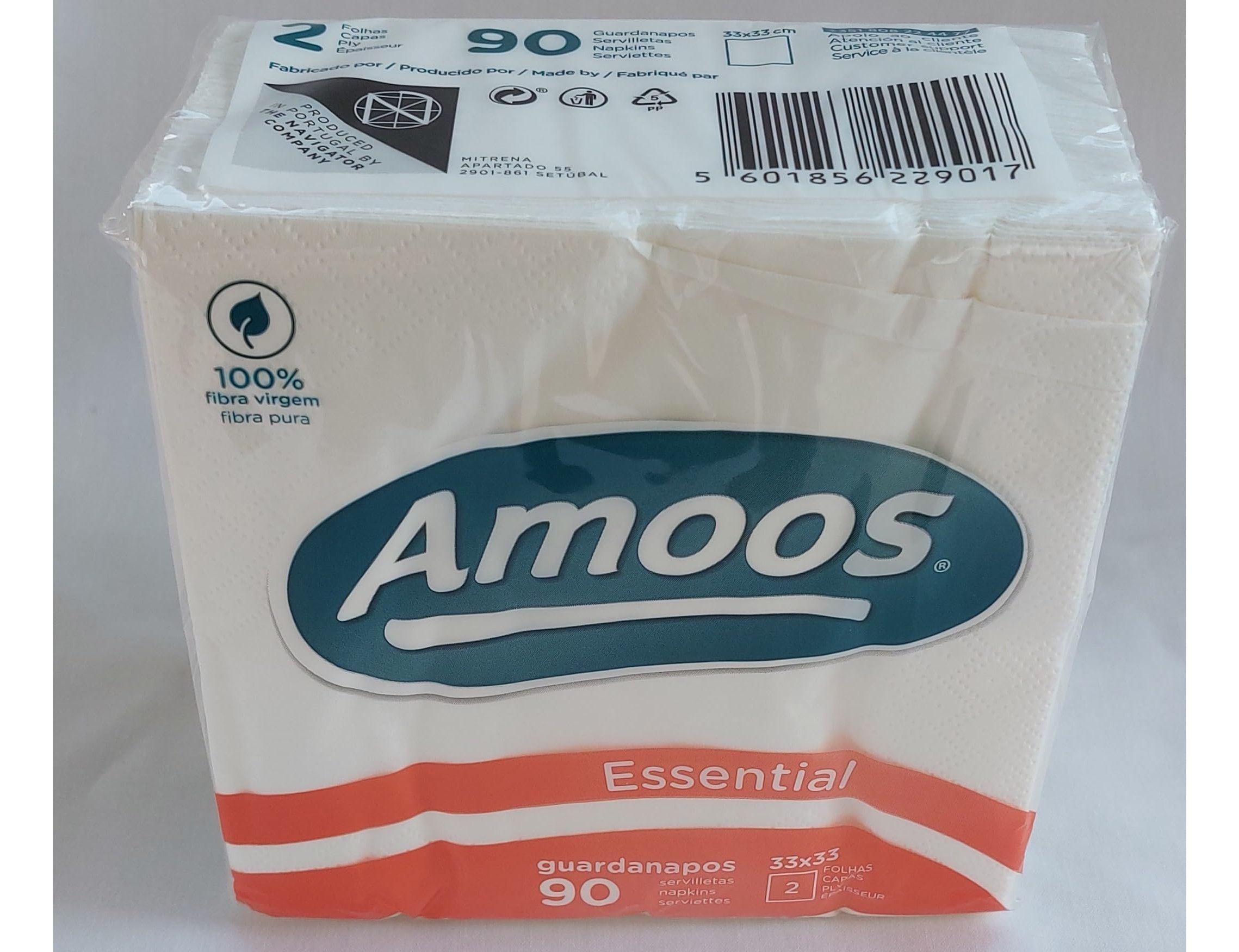 Amoos cellulose napkin, 33x33 cm, 2 sheets, pack of 100 units. ( Imagem 5 de 8 ) - Preview
