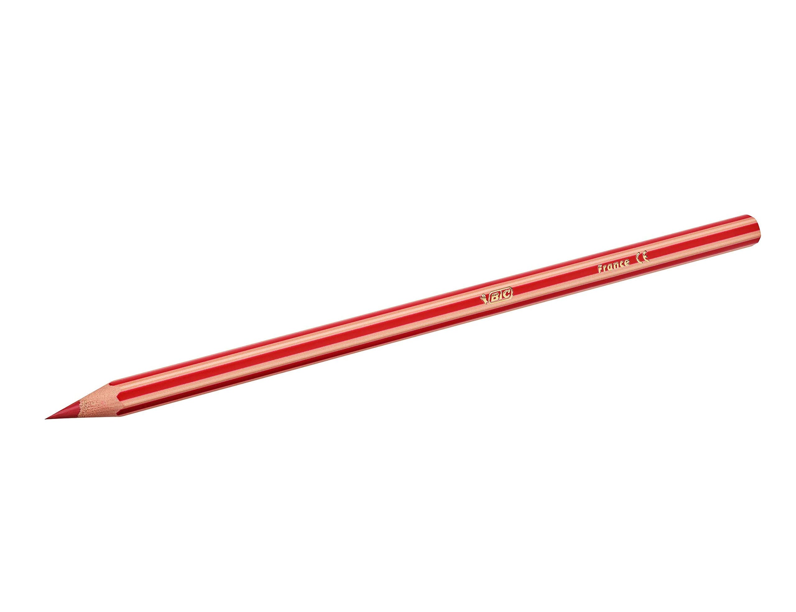 Lapis de cores bic evolution stripes caixa de 18 cores sortidas ( Imagem 4 de 5 ) - Preview
