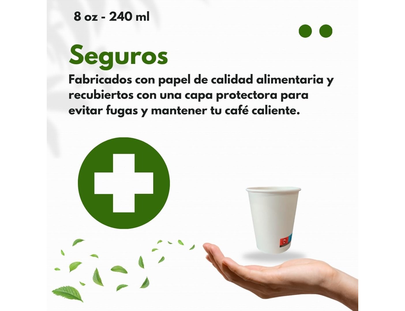 Thermal mug, 240 cc cardboard, pack of 50 units. ( Imagem 5 de 9 ) - Preview