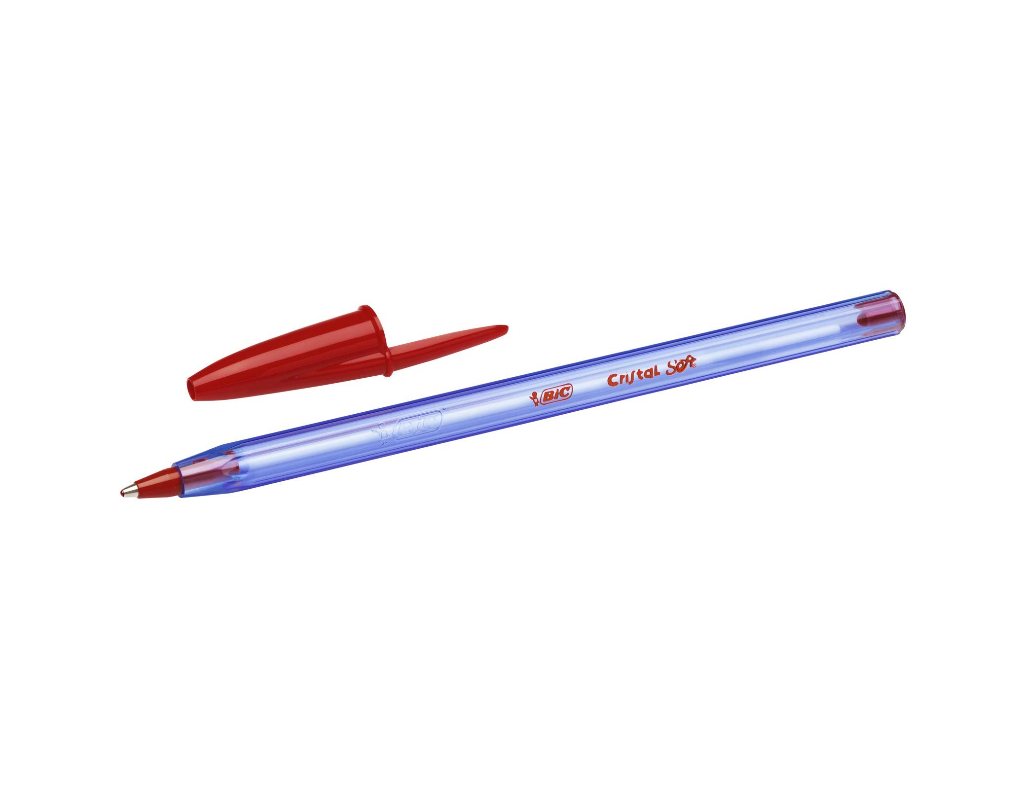 Esferografica bic cristal soft vermelho ponta de 1,2 mm (50 unidades) ( Imagem 5 de 8 ) - Preview
