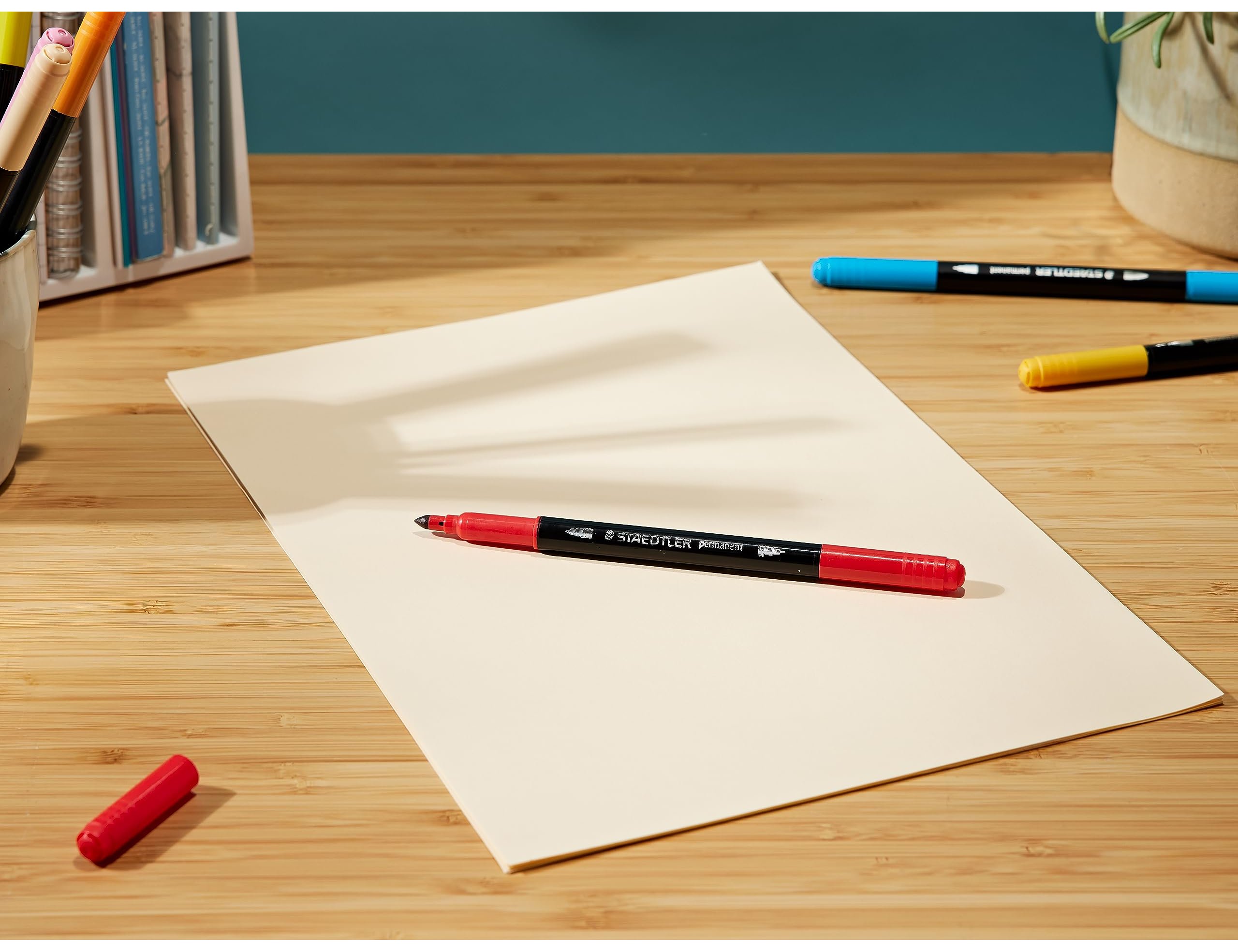 Marcador staedtler permanente dupla ponta 3187 estojo de 36 unidades cores sortidas ( Imagem 4 de 6 ) - Preview