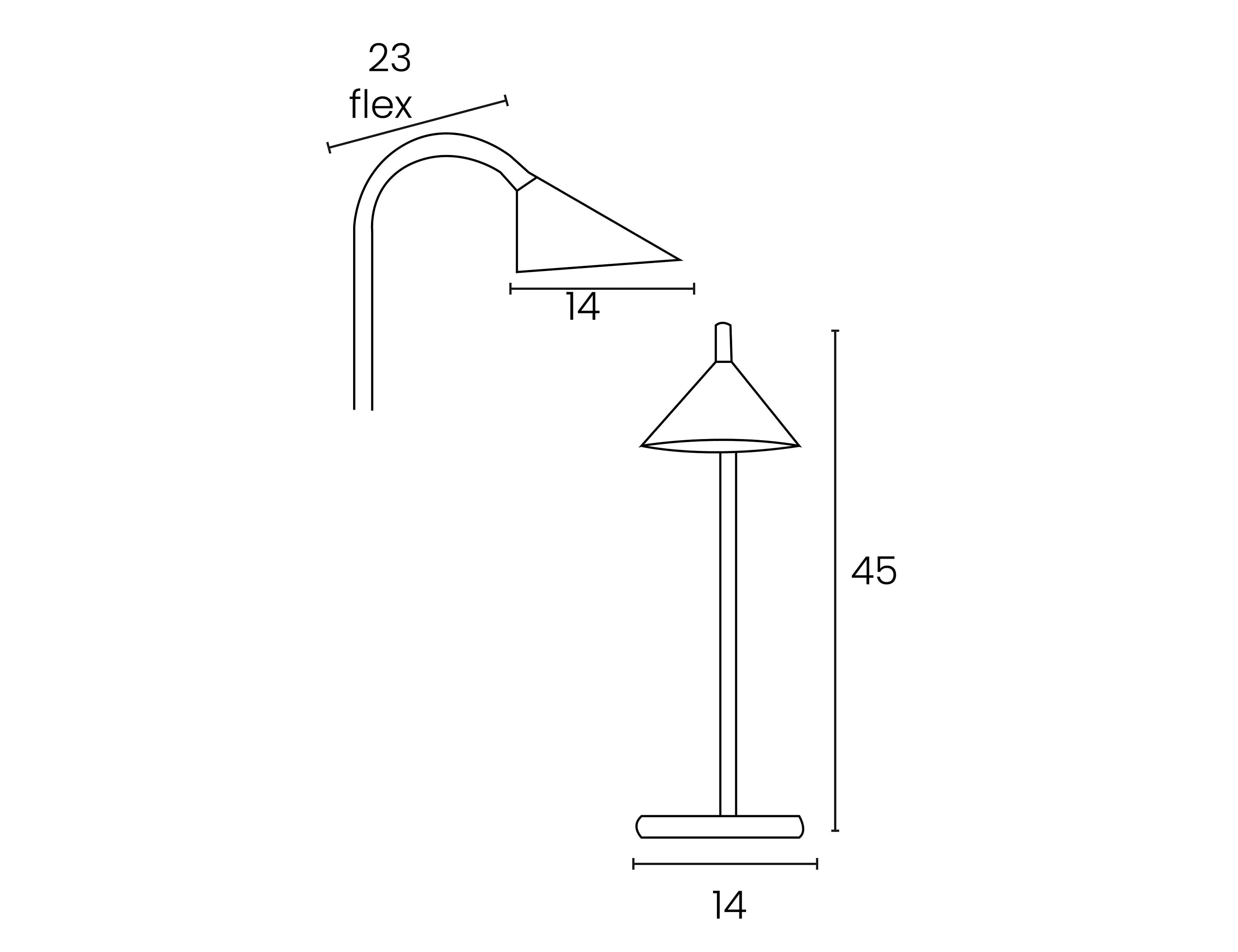Candeeiro de escritorio uniluxsol led4w braco flexivel abs e metal vermelho base 14 cm diametro ( Imagem 5 de 8 ) - Preview