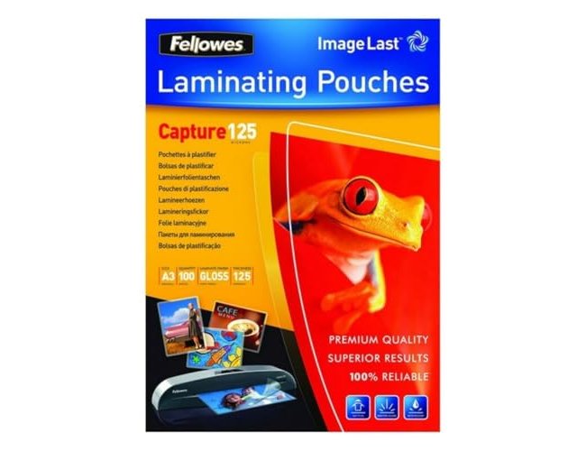 Bolsa de plastificar fellowes brilho din a3 125 microns pack de 100 unidades ( Imagem 3 de 4 ) - Preview
