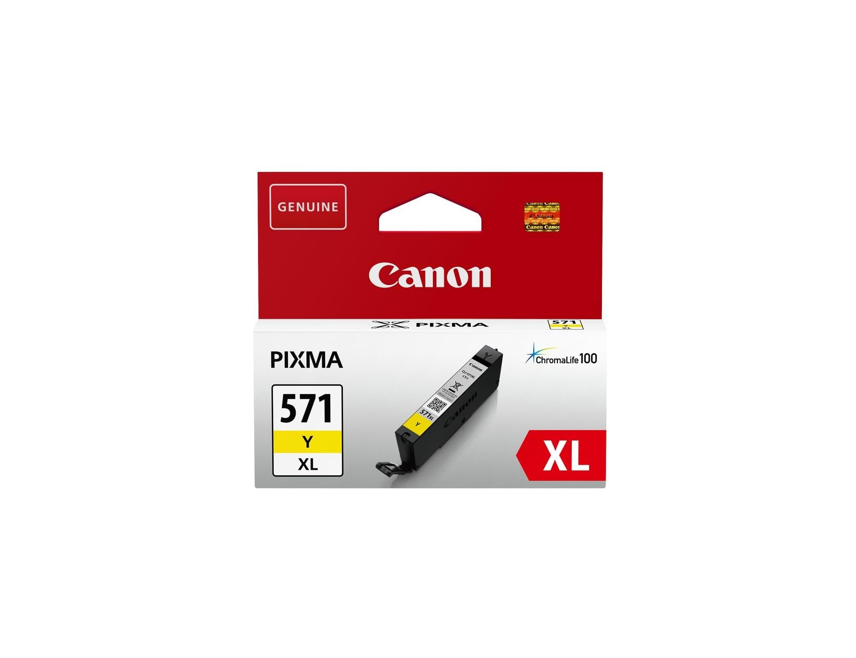 Tinteiro canon cli-571xl amarelo pixma mg6852 / ts6050 / ts 8050 ( Imagem 3 de 4 ) - Preview