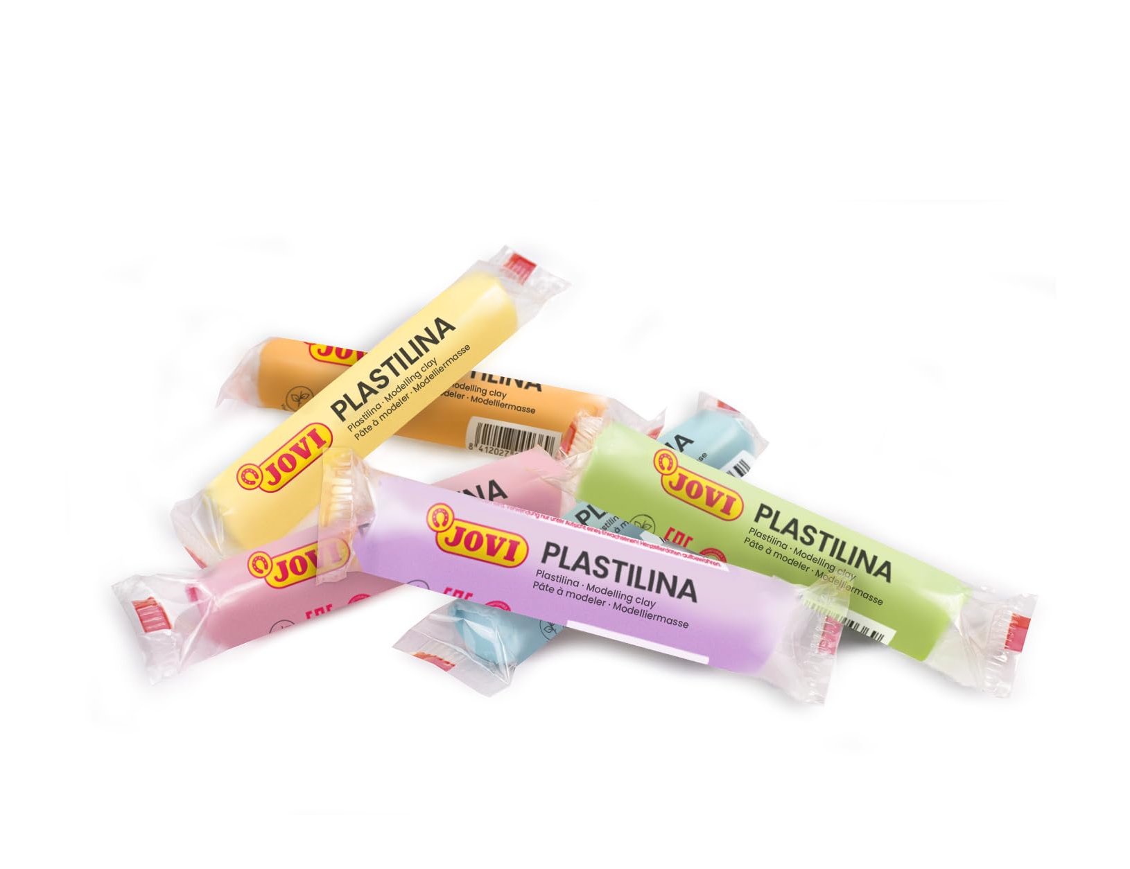 Plasticina Jovi Cores Pastel Barras 15g Cx.6 ( Imagem 3 de 5 ) - Preview