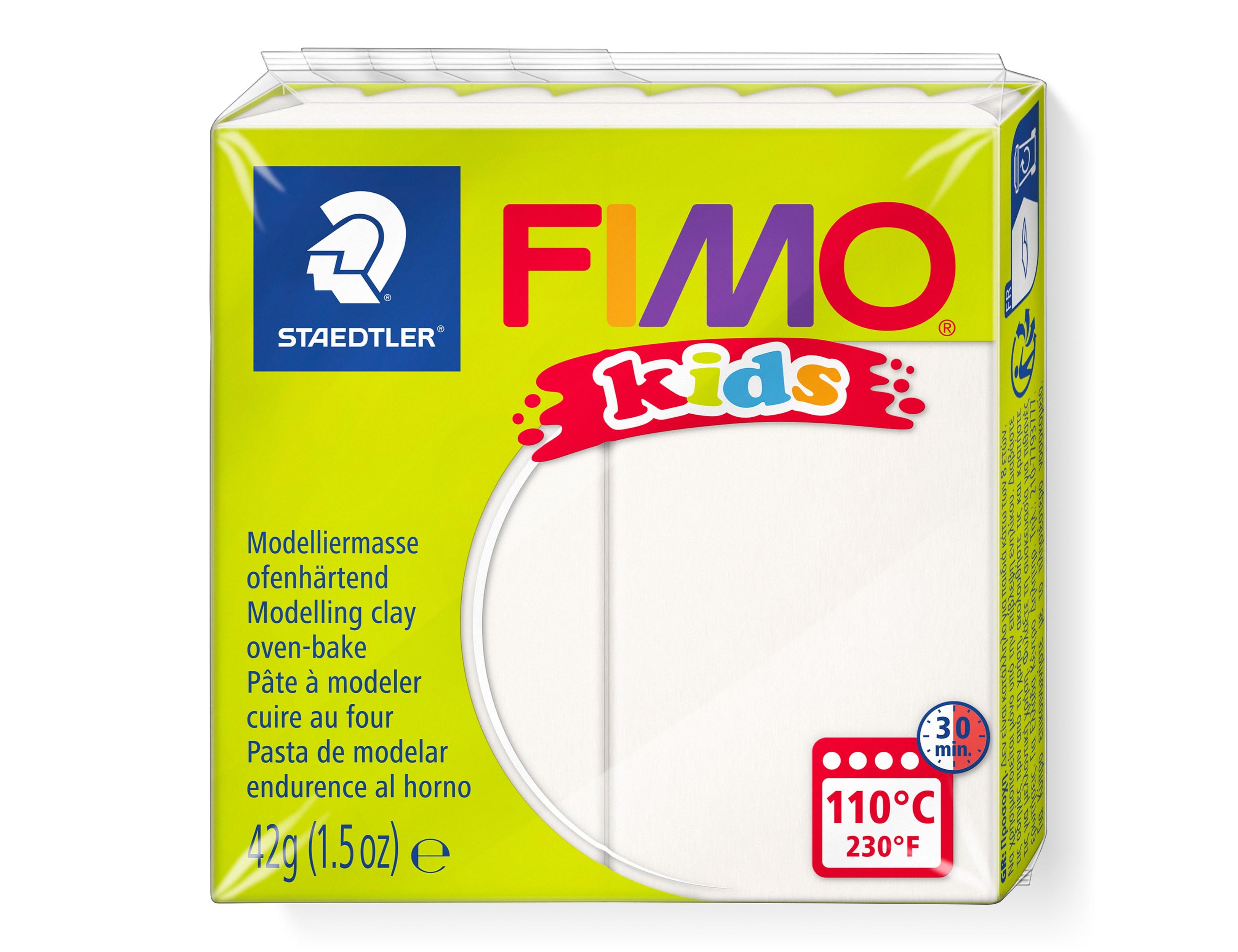 Staedtler Fimo Kids Pasta 42g White ( Imagem 3 de 7 ) - Preview