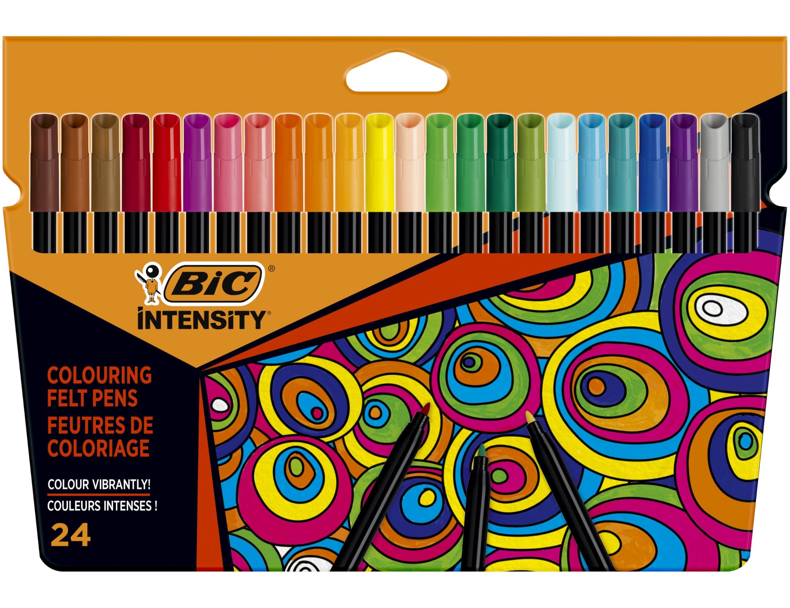 Marcador bic intensity estojo de 24 cores sortidas ( Imagem 3 de 8 ) - Preview