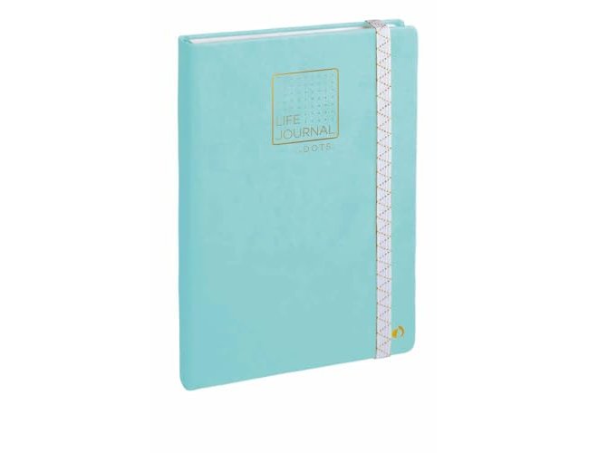 Caderno quo vadis life journal infinite dots pontos 15x21 cm 224 folhas capa verde ( Imagem 3 de 10 ) - Preview