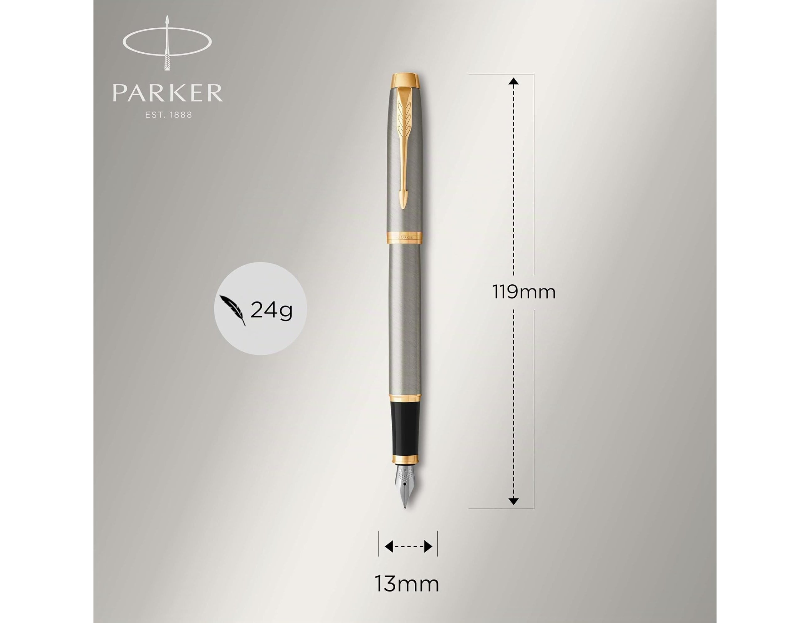 Parker IM Metal Brush GT Pen ( Imagem 5 de 10 ) - Preview