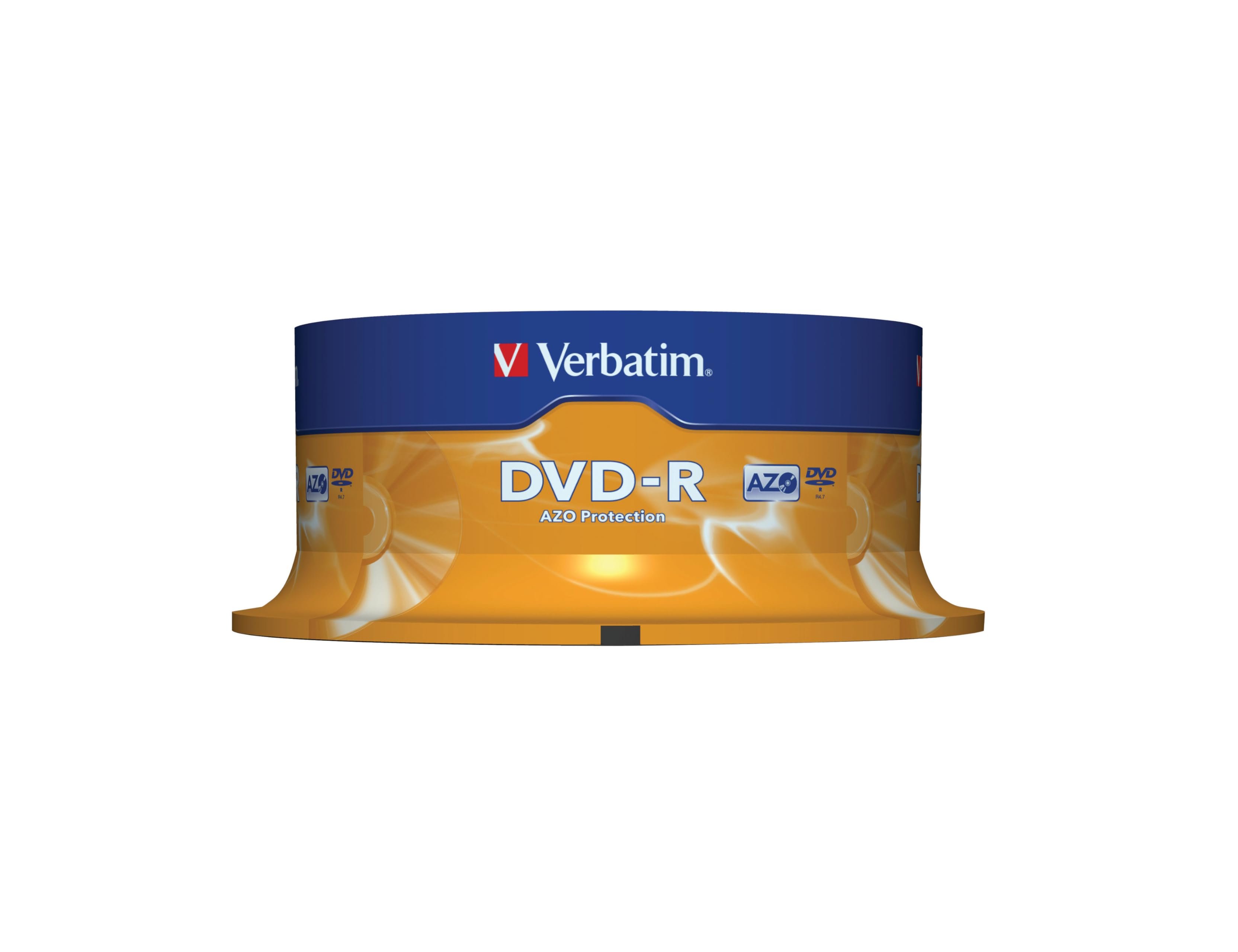 Dvd-r verbatim capacidade 4.7gb velocidade 16x 120 min torre de 25 unidades ( Imagem 3 de 3 ) - Preview