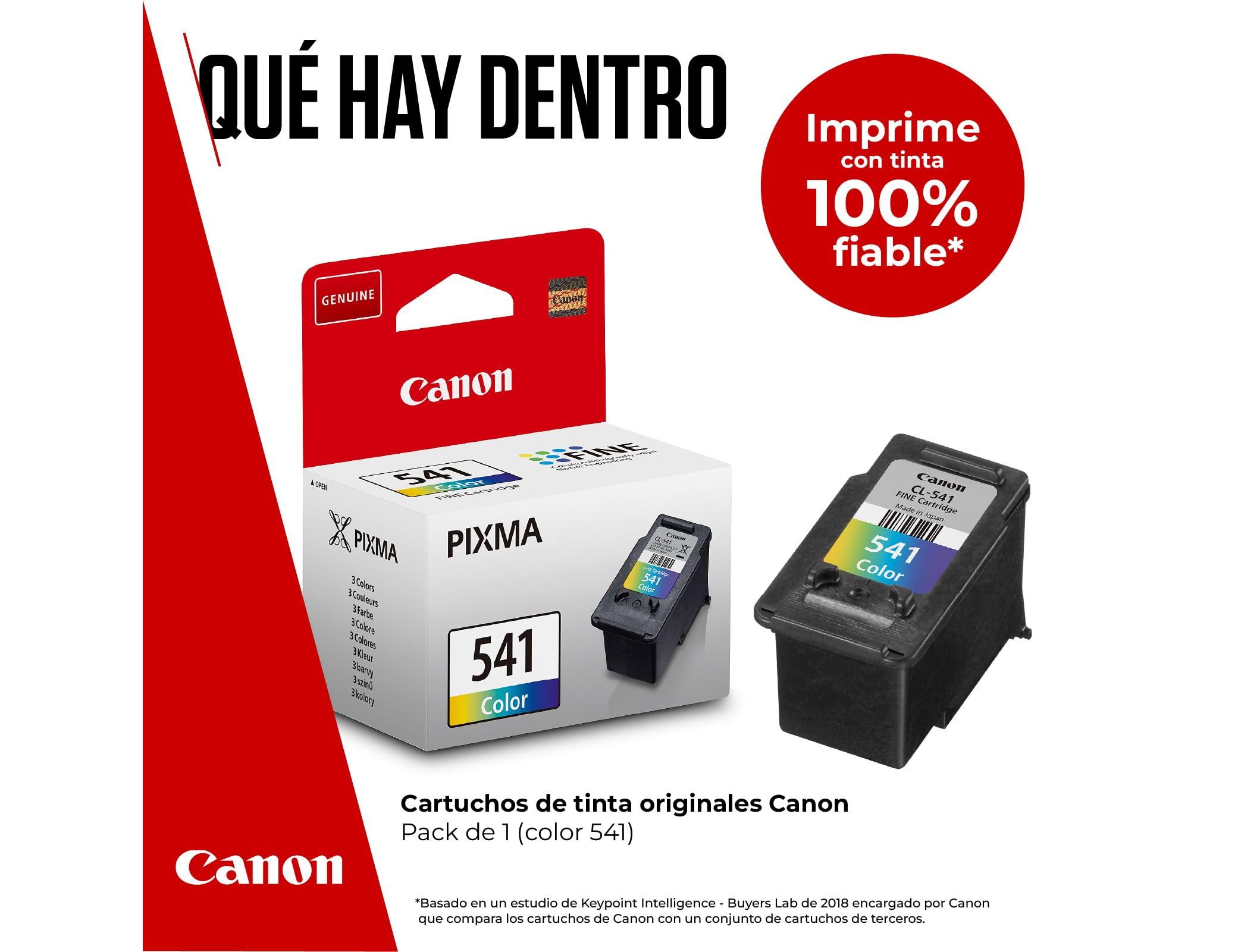 Tinteiro canon cl-541 pixma mg2150 / 3150 / 3510 / 3550 / 3650 / 4250 / mx395 / 475 / 525 / 535 / ts5150 /5151 tricor 18 ( Imagem 4 de 10 ) - Preview