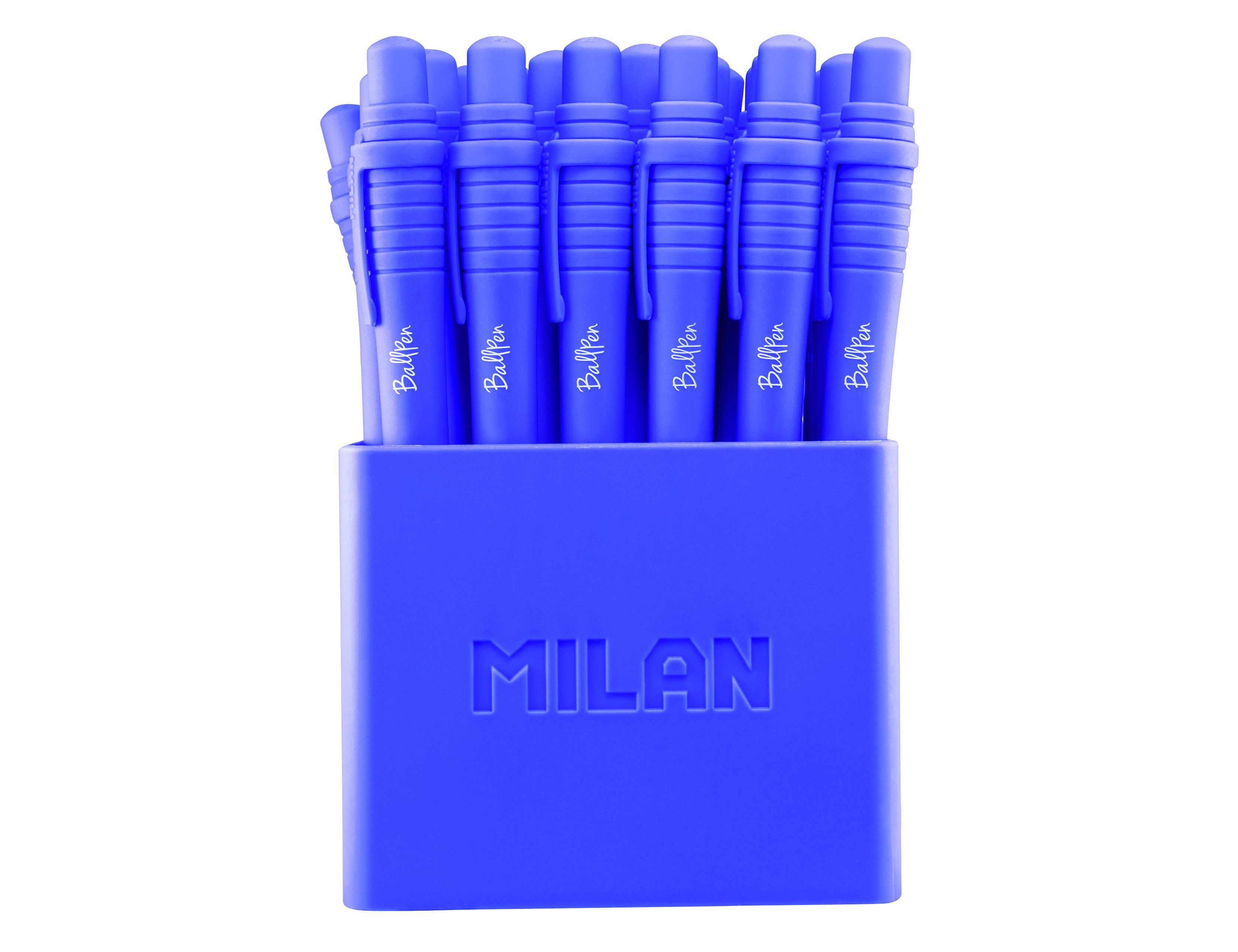 Esferografica milan p1 retratil 1 mm touch azul expositor de 40 unidades ( Imagem 3 de 3 ) - Preview