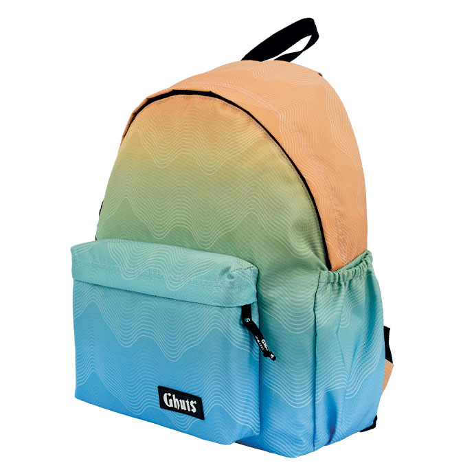 Mochila My Ghuts Pc Beach Waves 32,5x41x14,5cm ( Imagem 2 de 4 ) - Preview