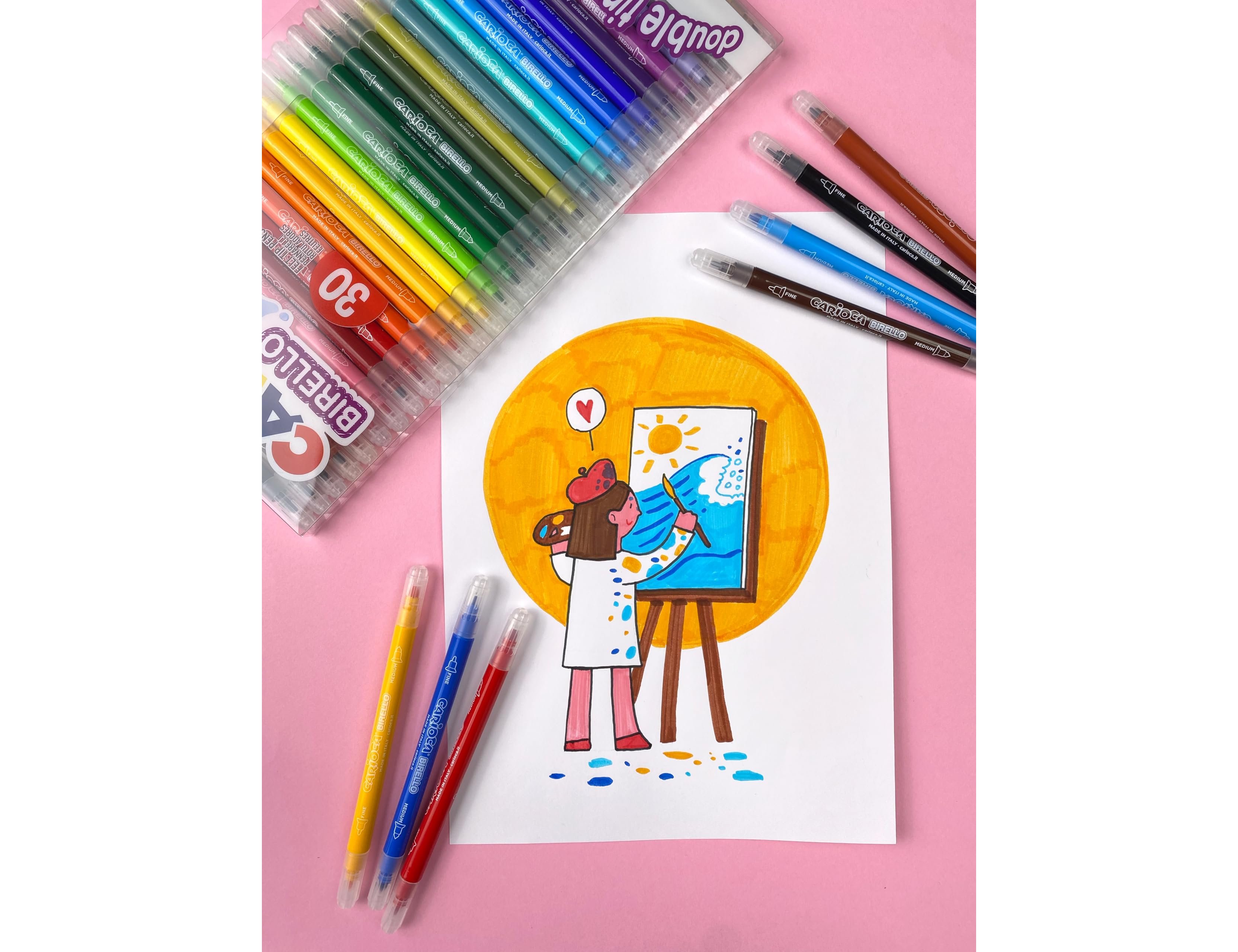 Carioca Birello 2-Point School Marker 42841 Box of 30 ( Imagem 5 de 7 ) - Preview