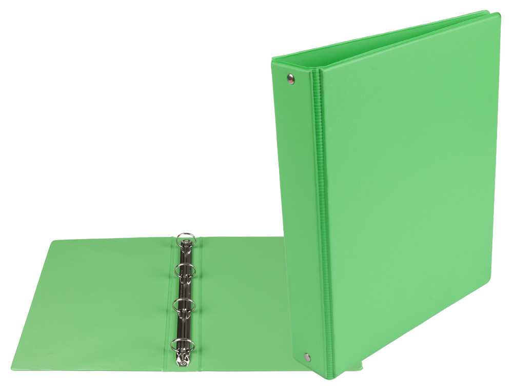 Pasta liderpapel cartao forrado pvc din a5 4 aneis 25 mm redondos verde ( Imagem 3 de 3 ) - Preview
