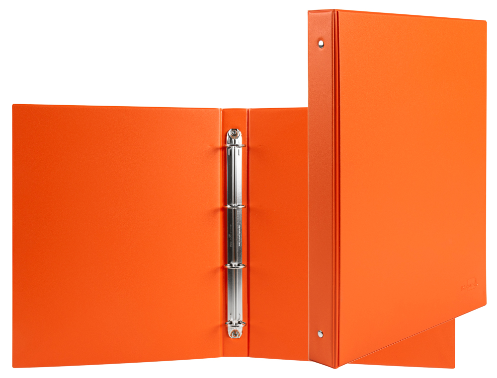 Pasta liderpapel cartao forrado pvc din a5 4 aneis 25 mm redondos laranja ( Imagem 3 de 3 ) - Preview