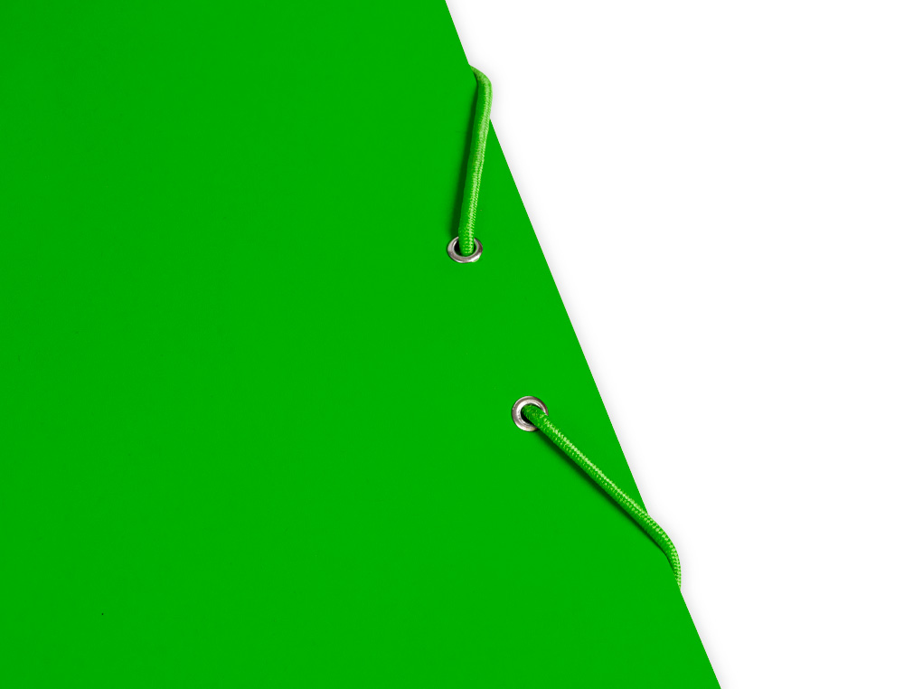 Pasta liderpapel de elasticos folio 3 abas cartao plastificado cor verde ( Imagem 5 de 16 ) - Preview