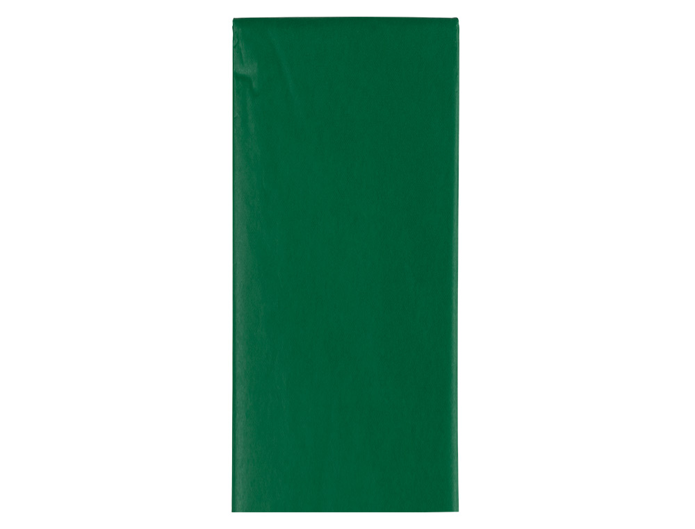 Papel seda liderpapel 52 x 76 cm 18 gr verde escuro ( Imagem 4 de 16 ) - Preview