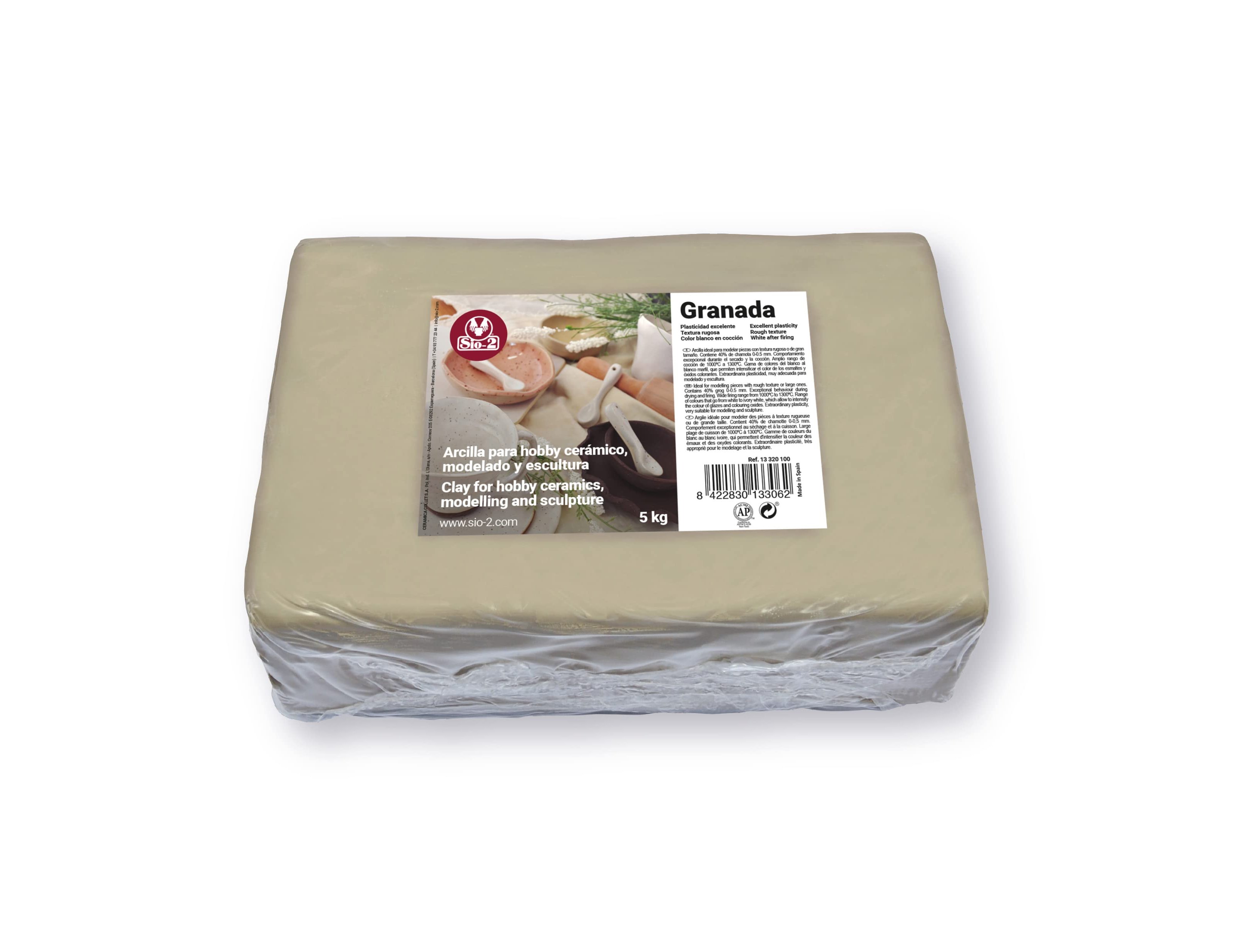Pasta para modelar sio-2 cinza pack de 5 kg ( Imagem 3 de 4 ) - Preview