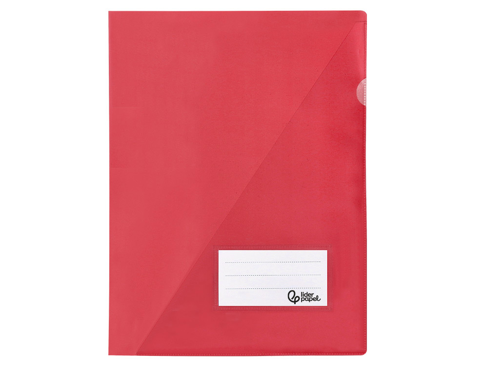 Bolsa dossier liderpapel din a4 polipropileno 180 microns vermelho translucido 20 folhas (10 unidades) ( Imagem 4 de 13 ) - Preview