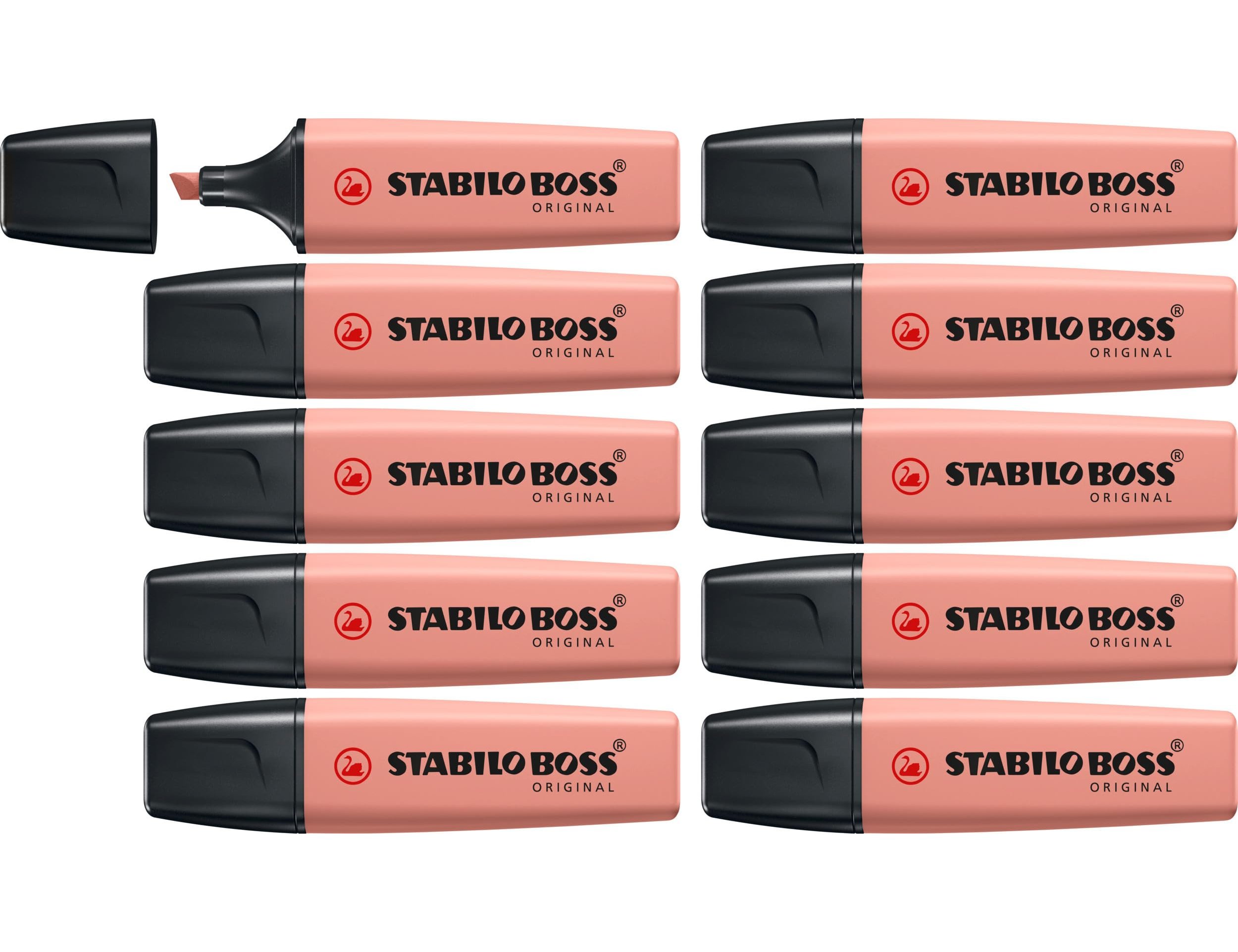 Marcador fluorescente stabilo boss pastel 70 nature colors sienna (10 unidades) ( Imagem 3 de 11 ) - Preview