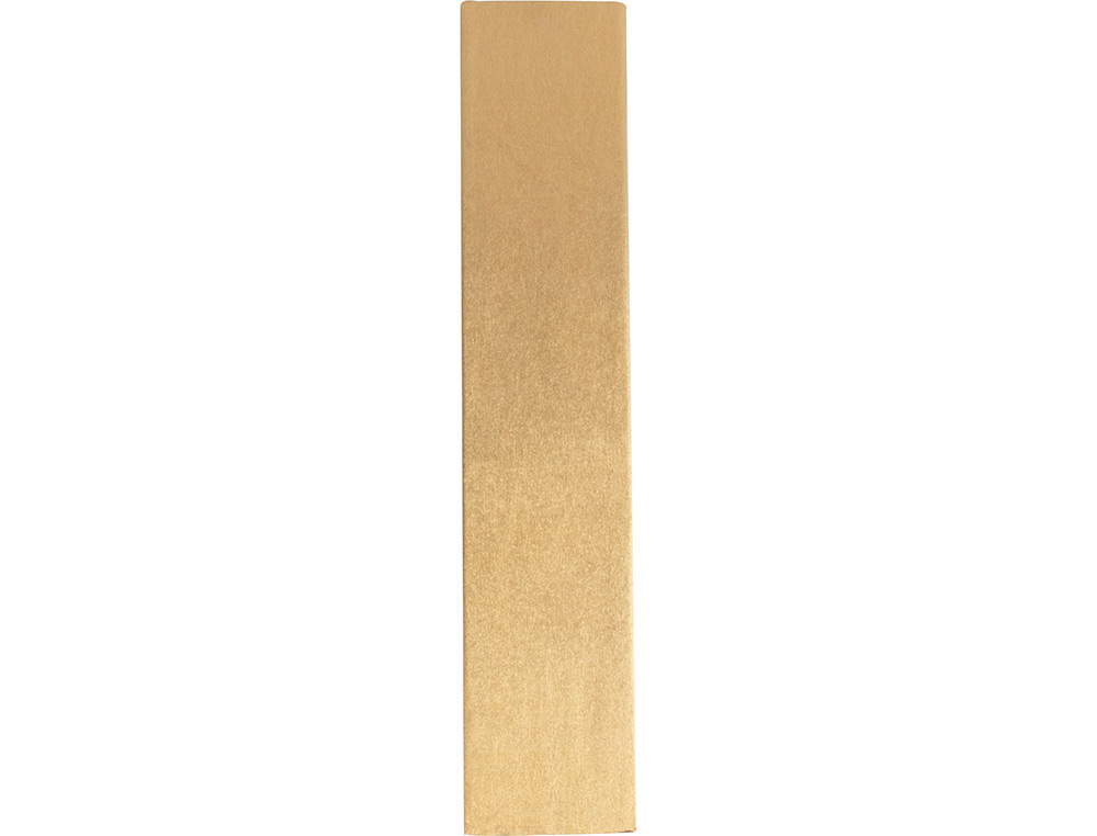 Papel crepe em celofane liderpapel 50 cm x 2,5 m dourado metalizado ( Imagem 5 de 9 ) - Preview