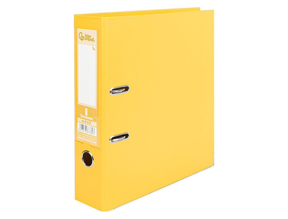 LIDERPAPEL PASTA A4 C/ALAVANCA AMARELO - AZ23 ( Imagem 4 de 17 ) - Preview