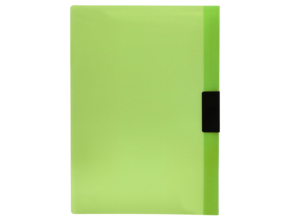 Liderpapel binder bag with side clip, A4 size, translucent green, 60 sheets. ( Imagem 4 de 10 ) - Preview