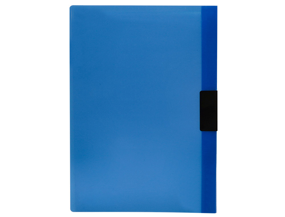 Bolsa dossier liderpapel com clip lateral din a4 vermelho azul translucido 60 folhas ( Imagem 4 de 11 ) - Preview