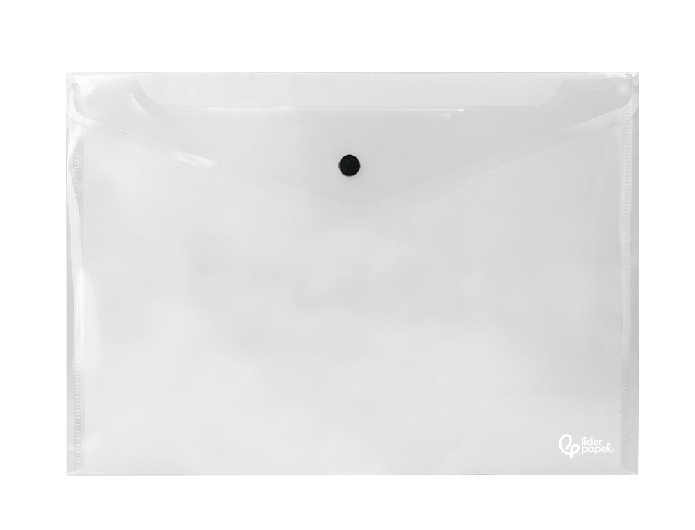 Bolsa porta documentos liderpapel com mola din a4 transparente (12 unidades) ( Imagem 4 de 11 ) - Preview