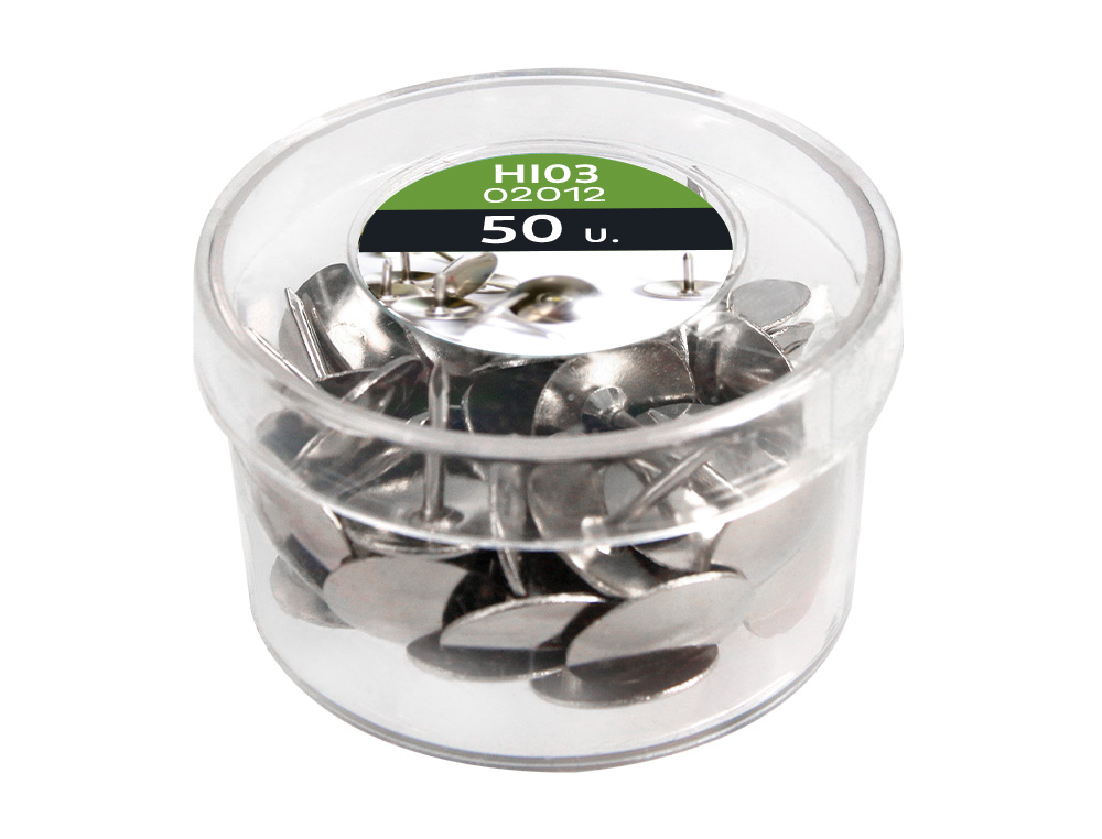 Nickel-plated American thumbtacks - box of 50 ( Imagem 4 de 18 ) - Preview