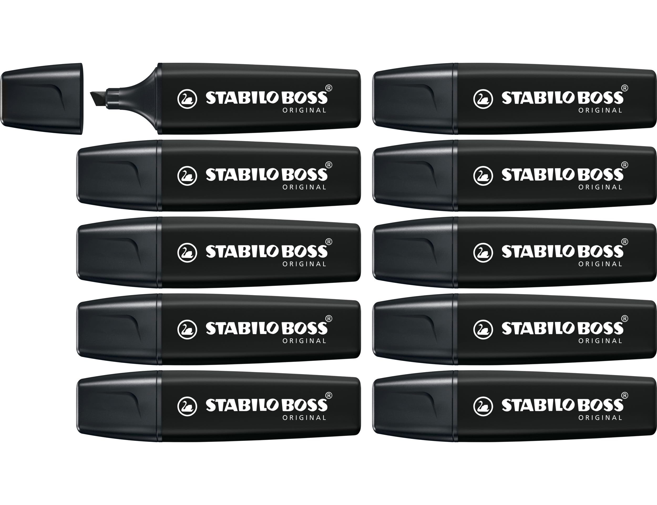 Marcador fluorescente stabilo boss pastel 70 nature colors preto ( Imagem 3 de 11 ) - Preview