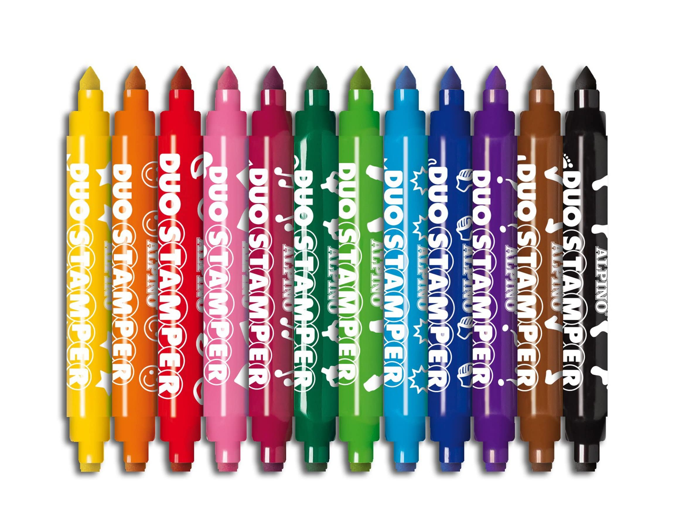 Rotulador alpino stamper duo caja de 12 unidades colores surtidos ( Imagem 3 de 3 ) - Preview