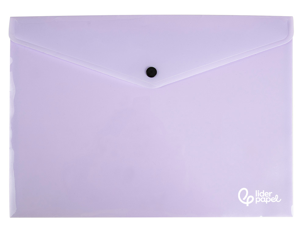 Bolsa Porta-Documentos Liderpapel Com Mola Din A4 Lavanda Opaco 50 Folhas ( Imagem 5 de 13 ) - Preview