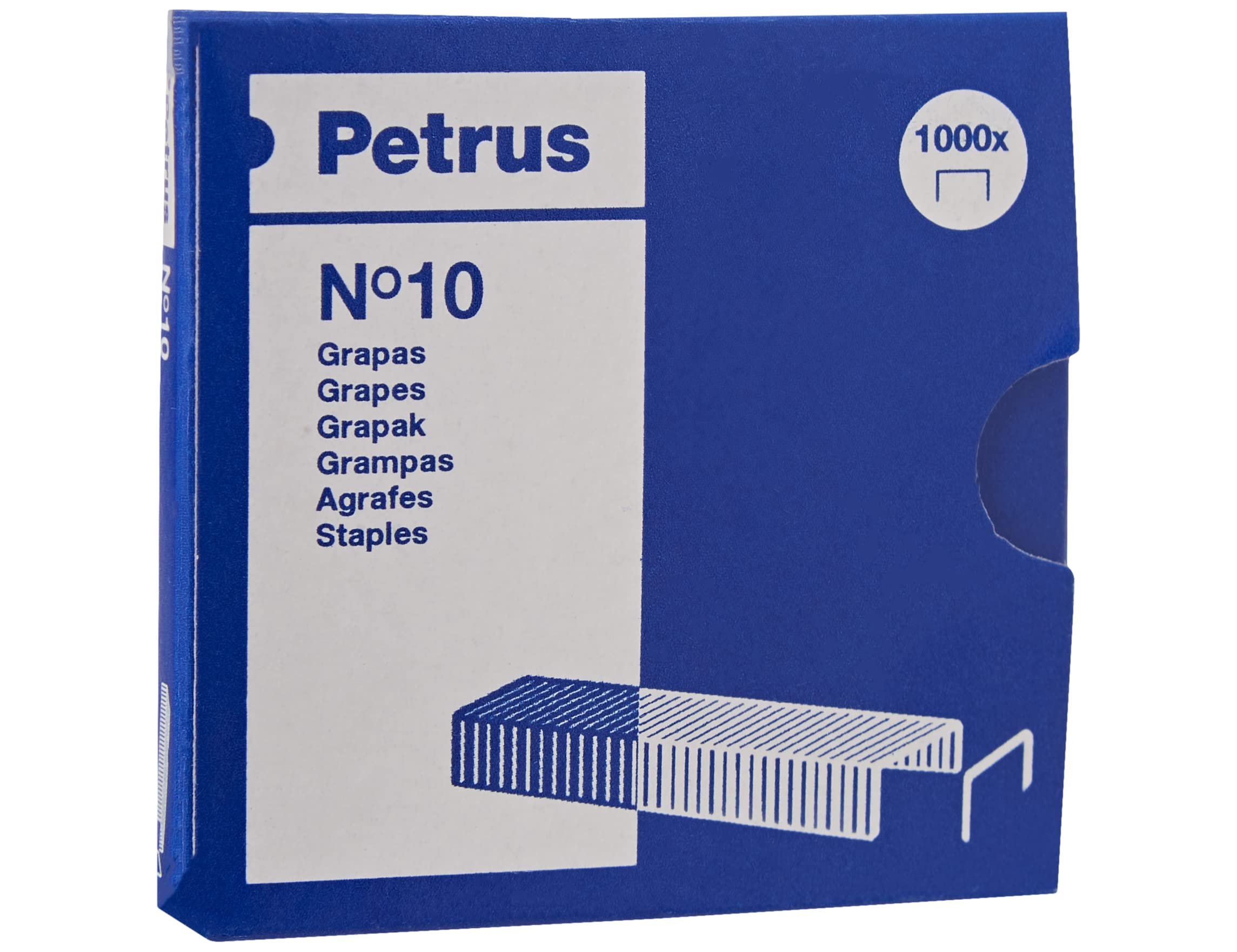 Agrafes petrus nº10 galvanizados caixa de 1000 unidades (20 unidades) ( Imagem 3 de 4 ) - Preview