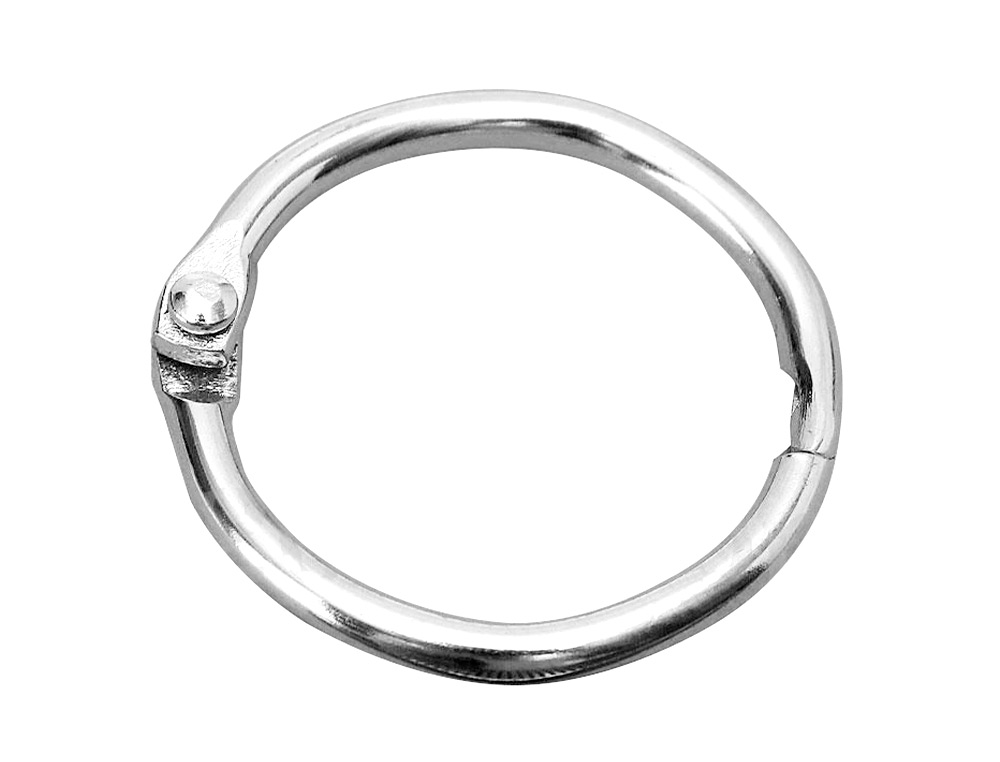 Nickel-plated rings, size 2, 30 mm, box of 20 units. ( Imagem 4 de 18 ) - Preview