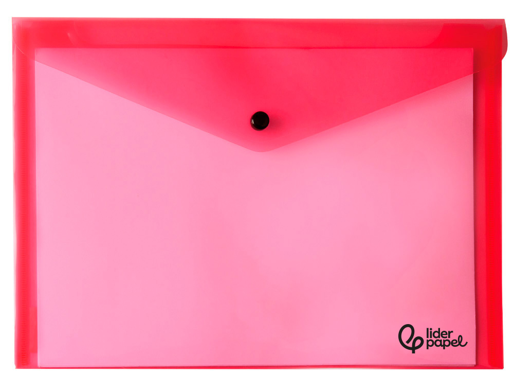 Bolsa porta documentos liderpapel com mola din a5 vermelho (12 unidades) ( Imagem 3 de 6 ) - Preview
