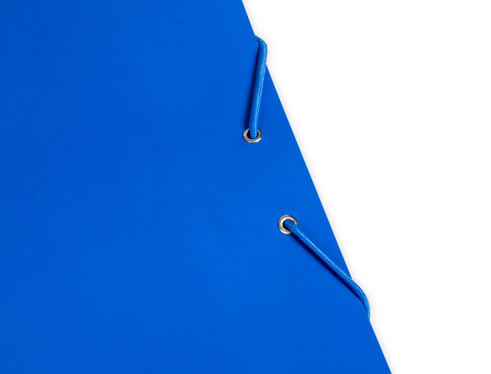 Pasta liderpapel com elasticos folio 3 abas cartao plastificado azul ( Imagem 5 de 16 ) - Preview
