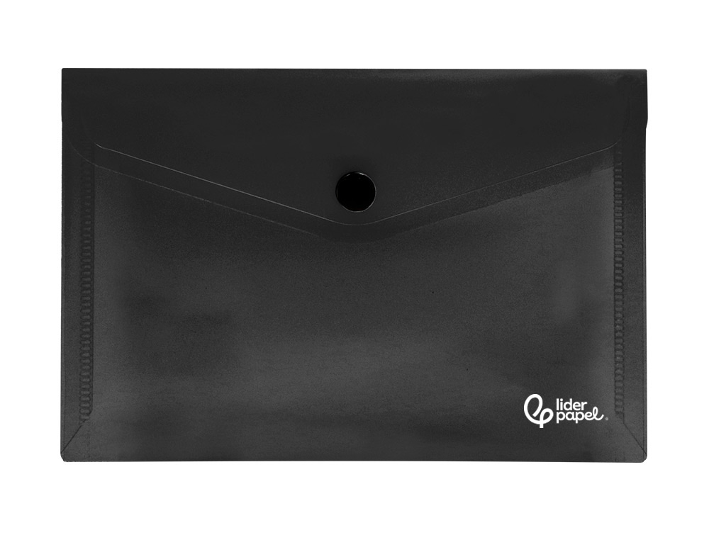 Bolsa porta documentos liderpapel com mola din a7 preto opaco (12 unidades) ( Imagem 4 de 14 ) - Preview