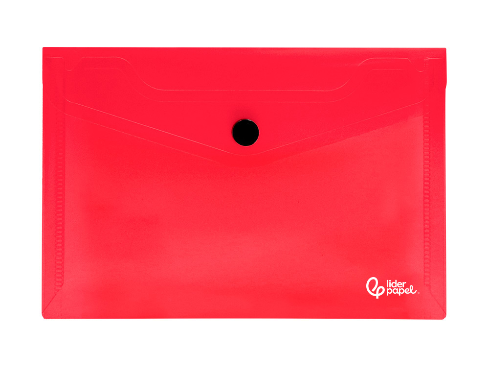 Bolsa porta documentos liderpapel com mola din a7 vermelho translucido (12 unidades) ( Imagem 4 de 15 ) - Preview